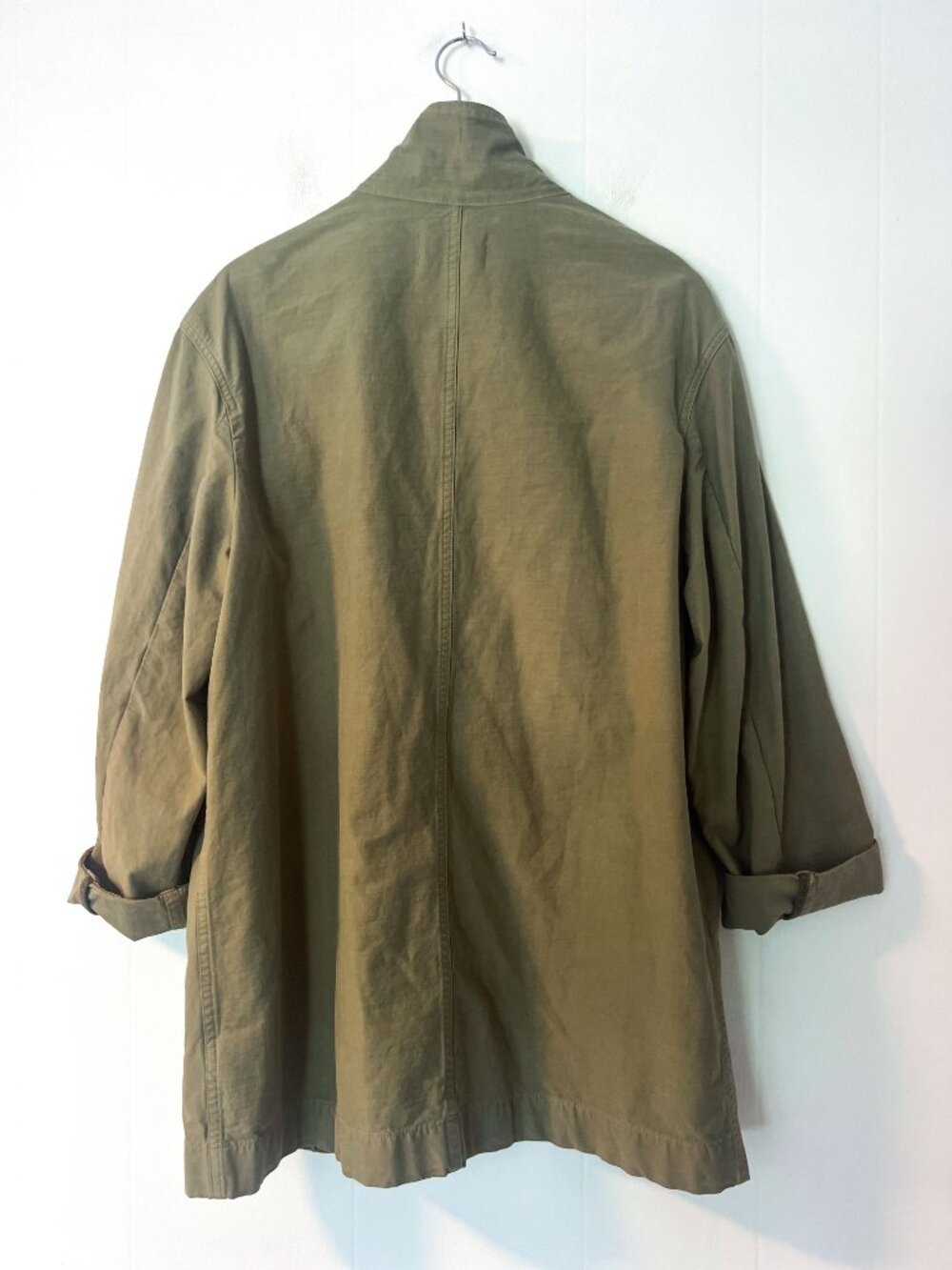Everlane the fatigue blazer Jacket Chore Coat Army Green Extra Large XL - Picture 8 of 14